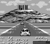 une photo d'Ã©cran de V-Rally Championship Edition sur Nintendo Game Boy